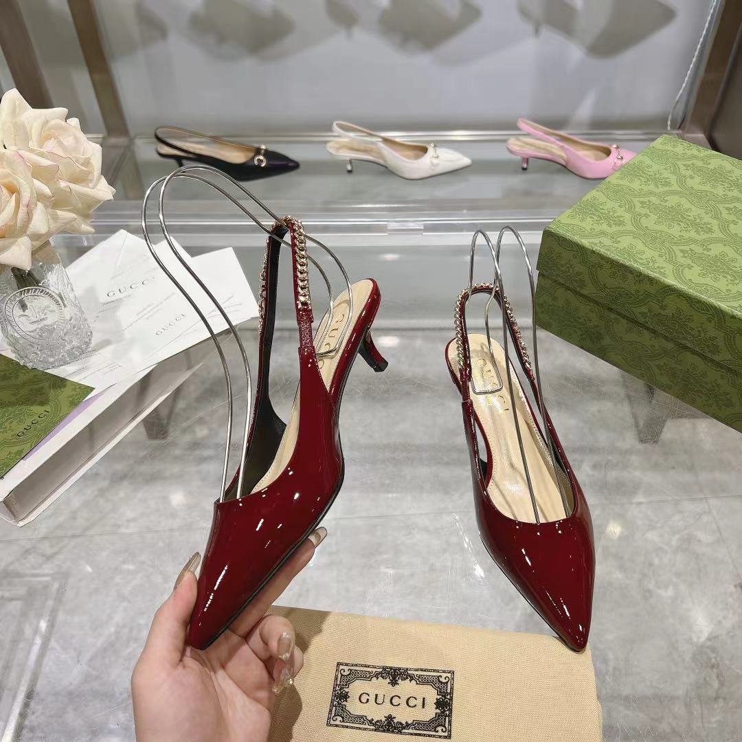 Classic patent leather heels