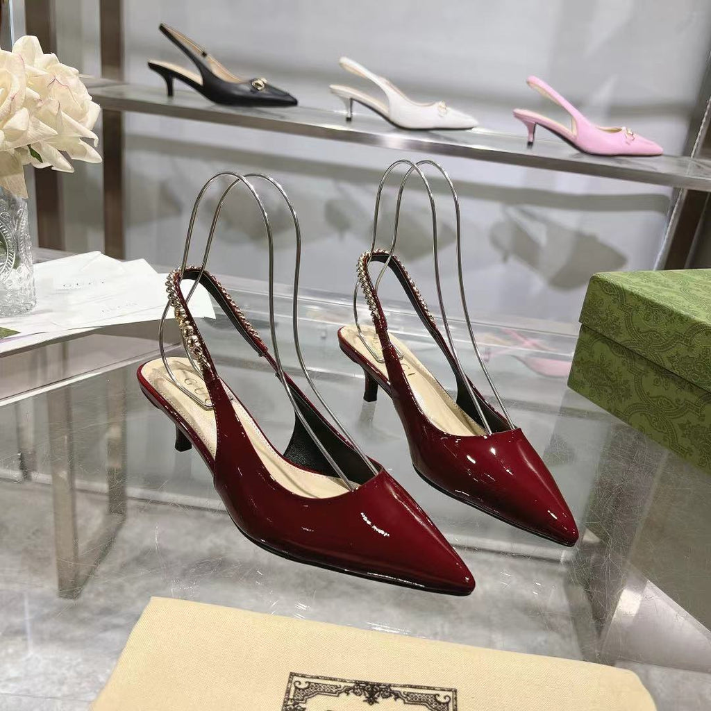 Classic patent leather heels