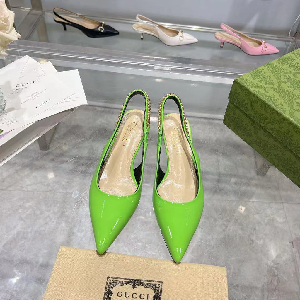 Classic patent leather heels