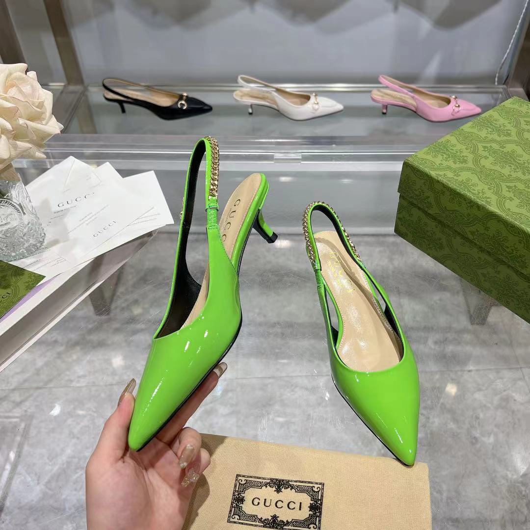 Classic patent leather heels
