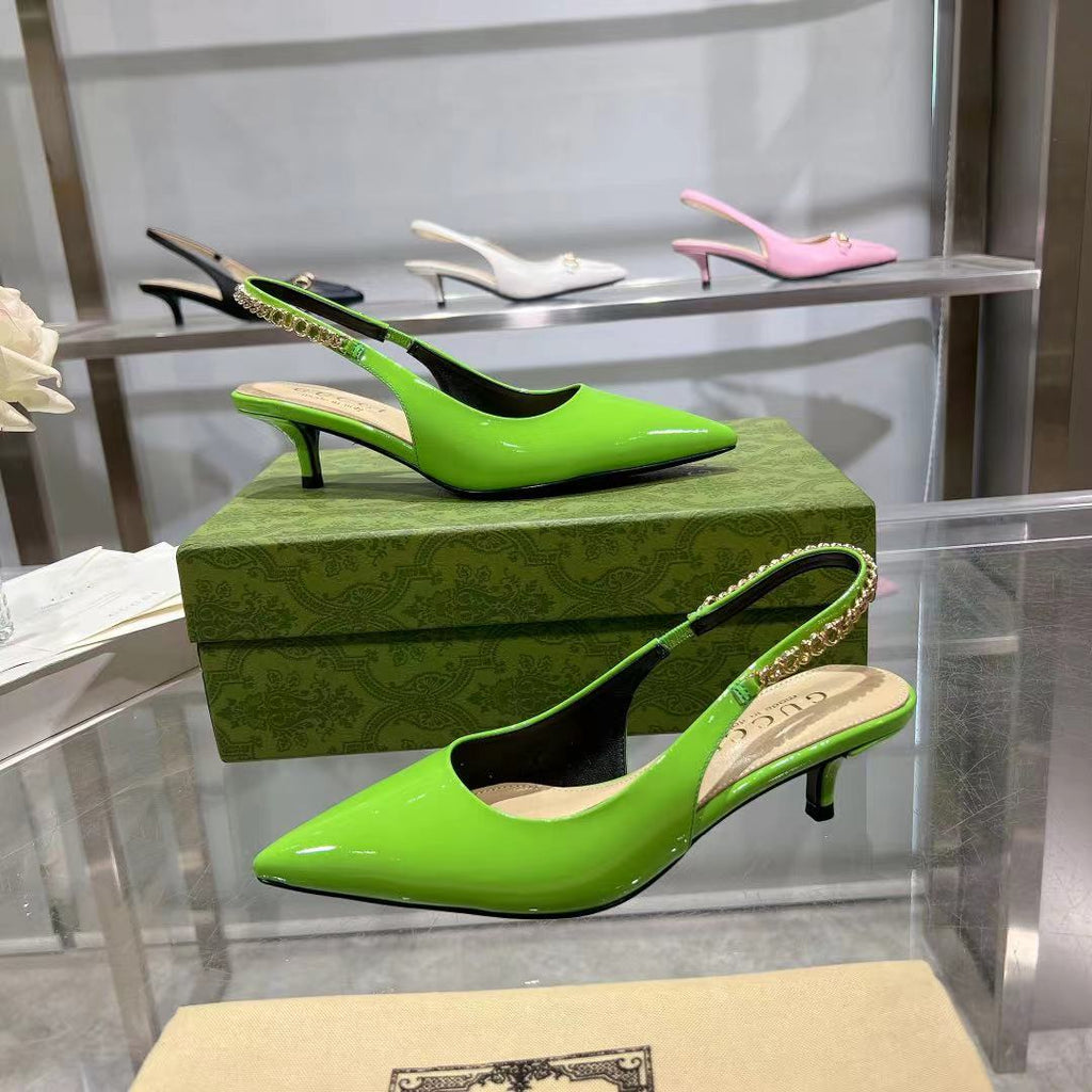 Classic patent leather heels