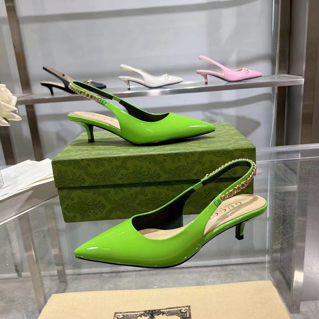 Classic patent leather heels