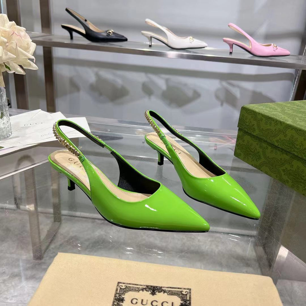 Classic patent leather heels