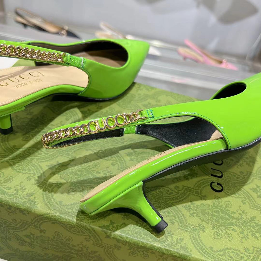 Classic patent leather heels