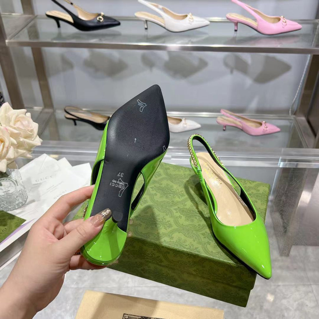 Classic patent leather heels