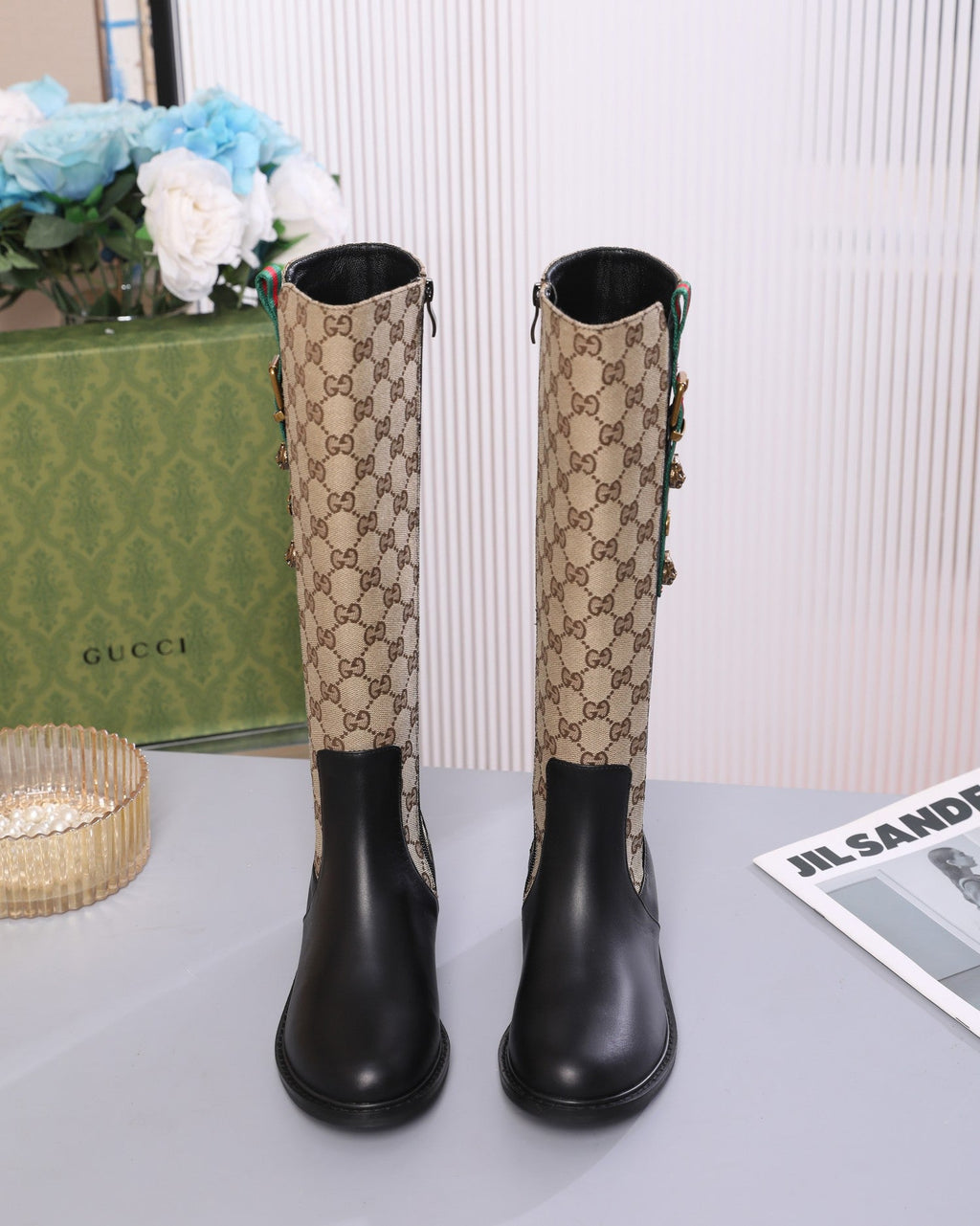 Botas de cuero para mujer