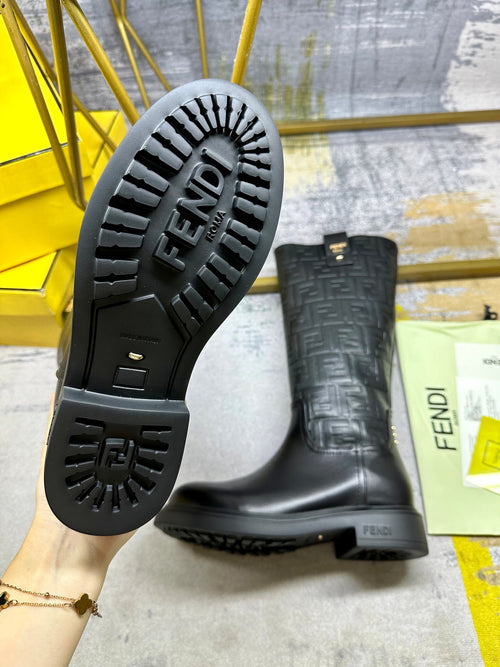 Damen-Lederstiefel