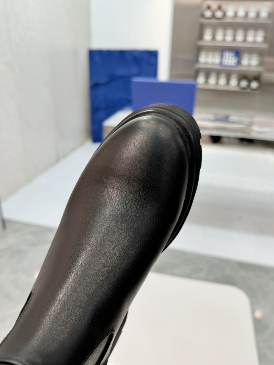 Women's leather knee-high boots