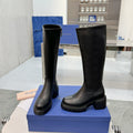 Women's leather knee-high boots