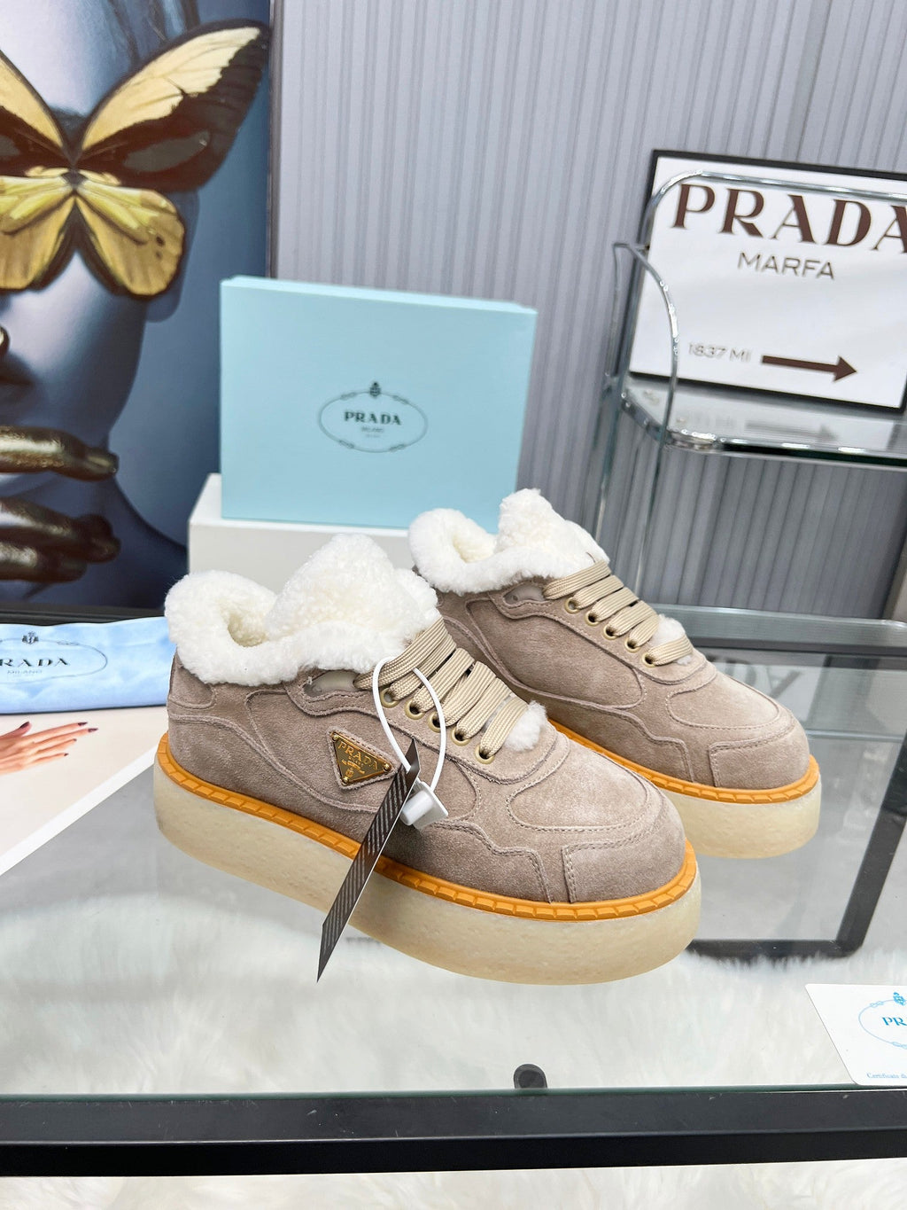 Women's wool winter slippers