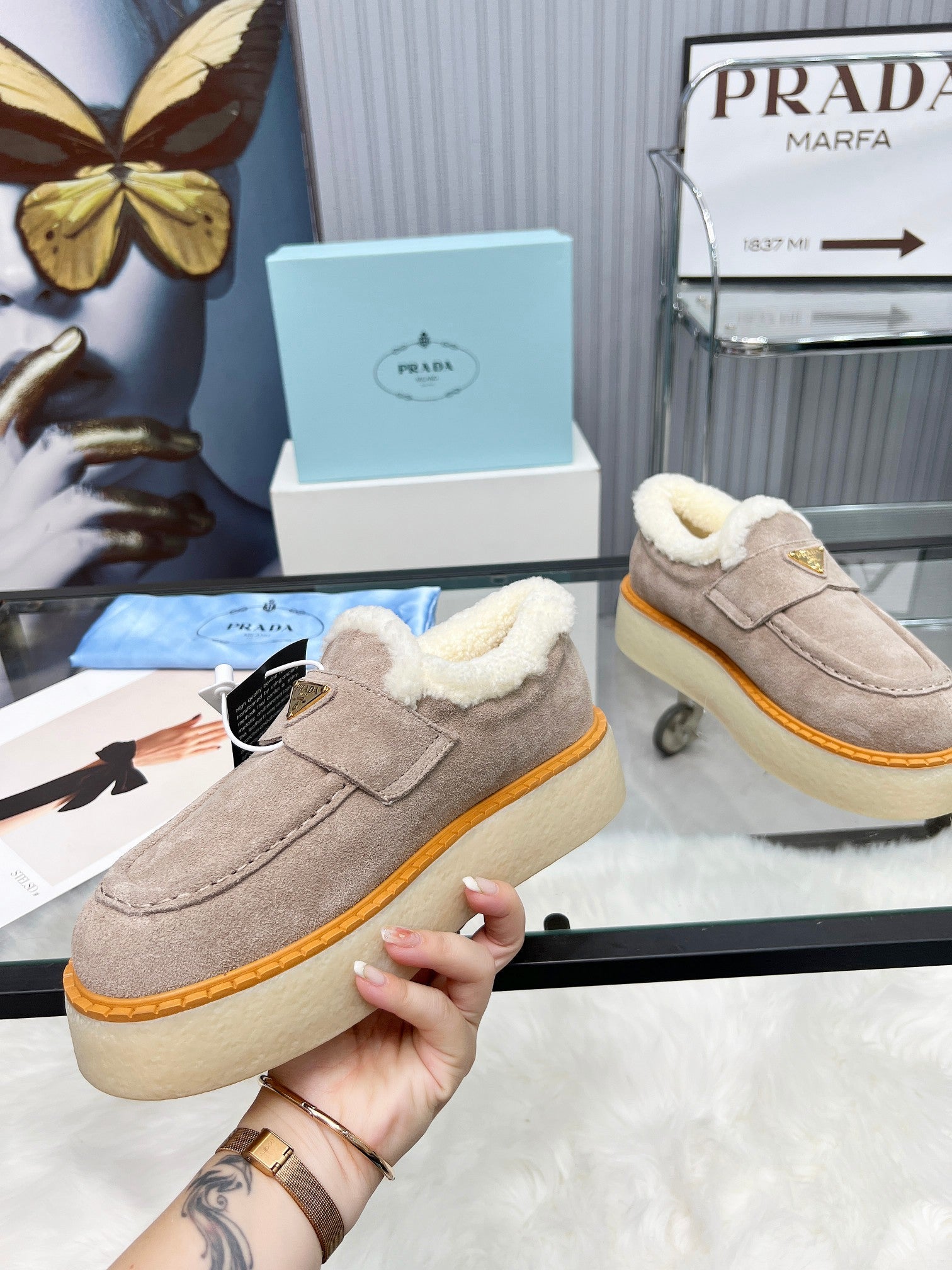 Gefütterte Damen-Sneaker