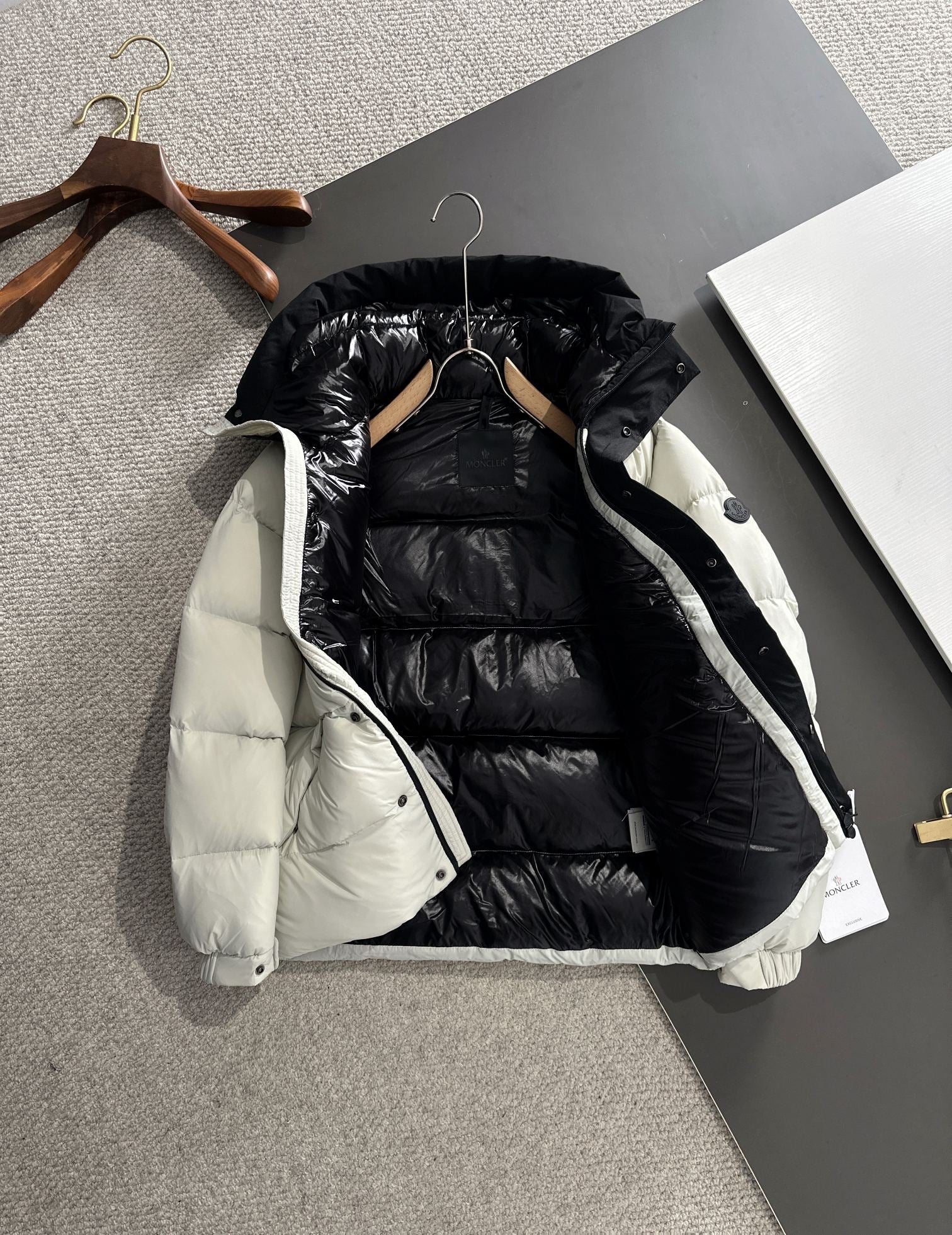 Parka corta de plumón de alta calidad