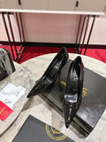 Black Pointed-Toe Pumps