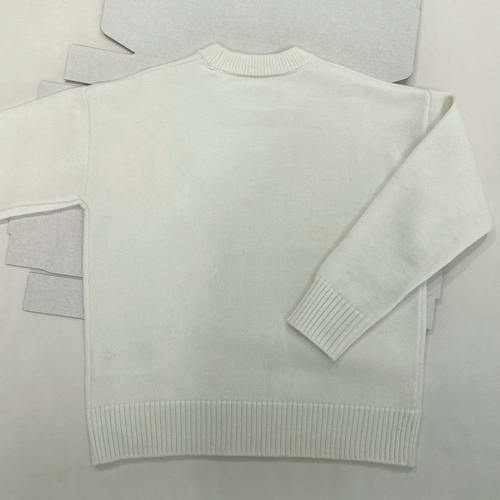 Herz-Logo Strickpullover