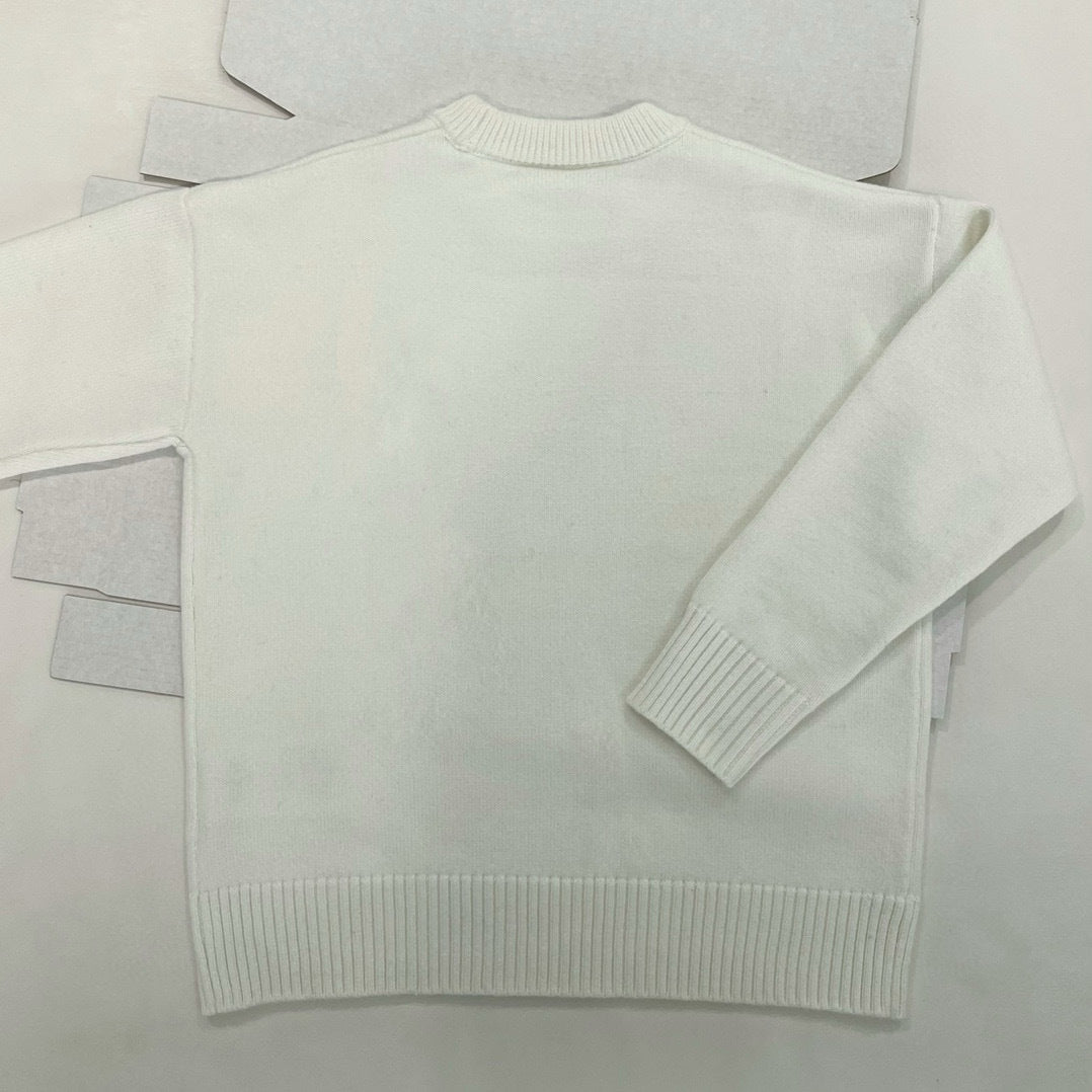 Herz-Logo Strickpullover