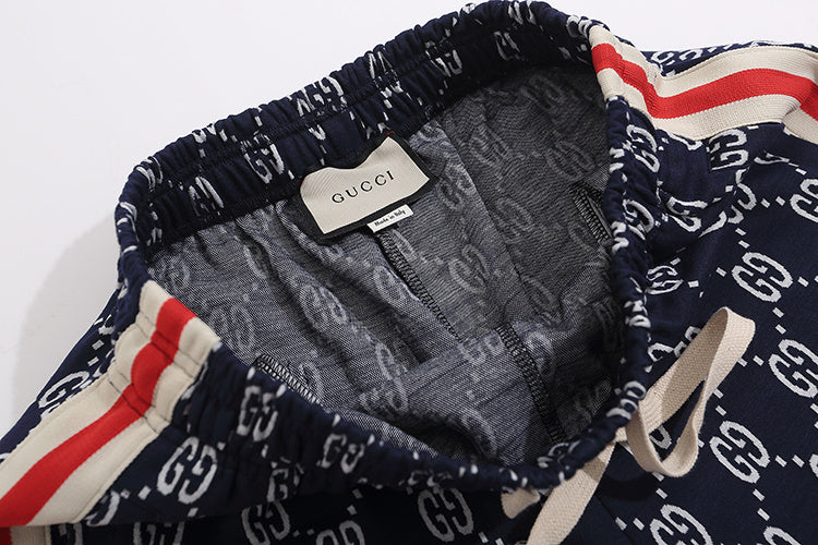 Monogram Drawstring Shorts - Avenor