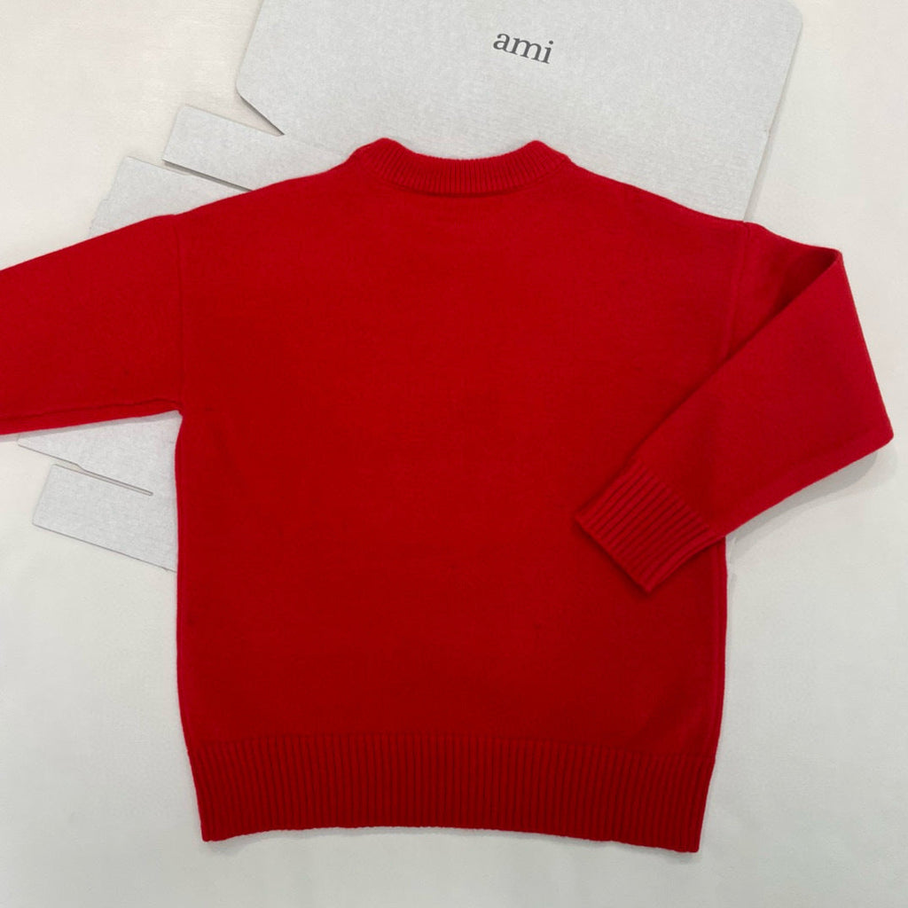 Herz-Logo Strickpullover