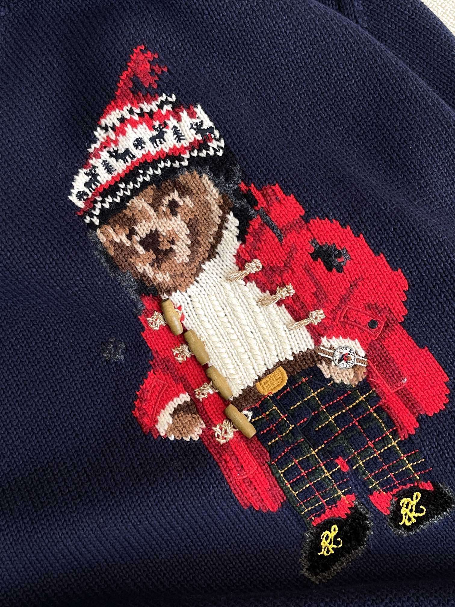 Sealed Bear Knit Sweater