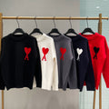 Herz-Logo Strickpullover