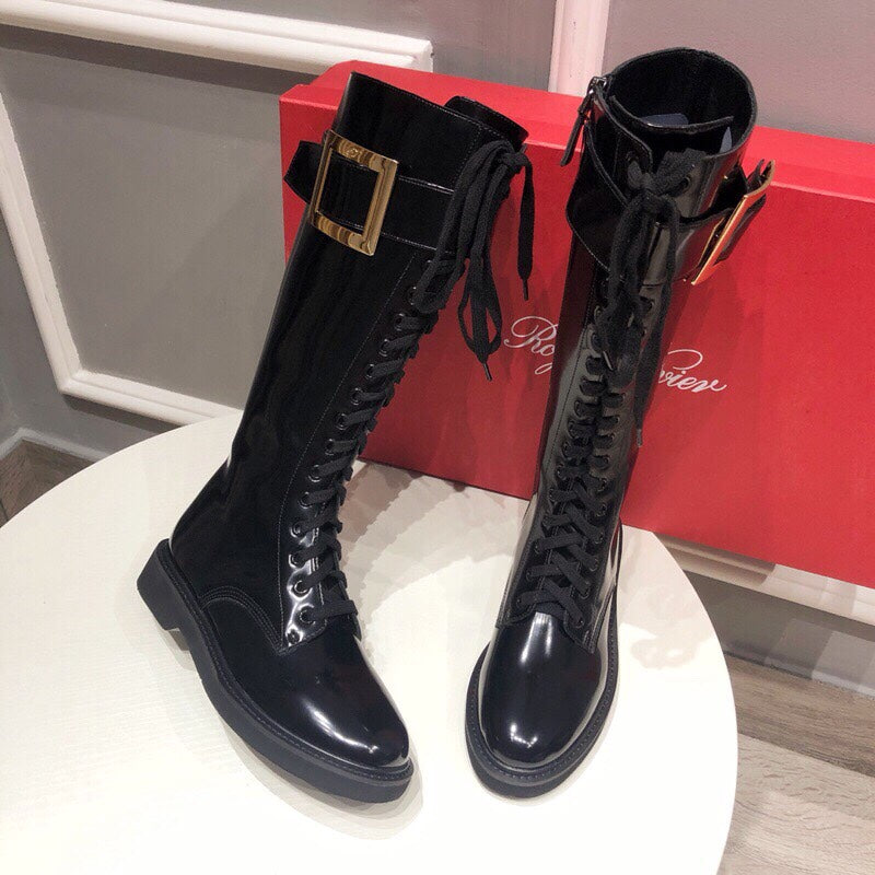 Botas altas de mujer con pedrería