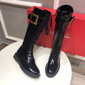 Botas altas de mujer con pedrería