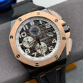 44mm Skeleton Chronograph Automatic Watch