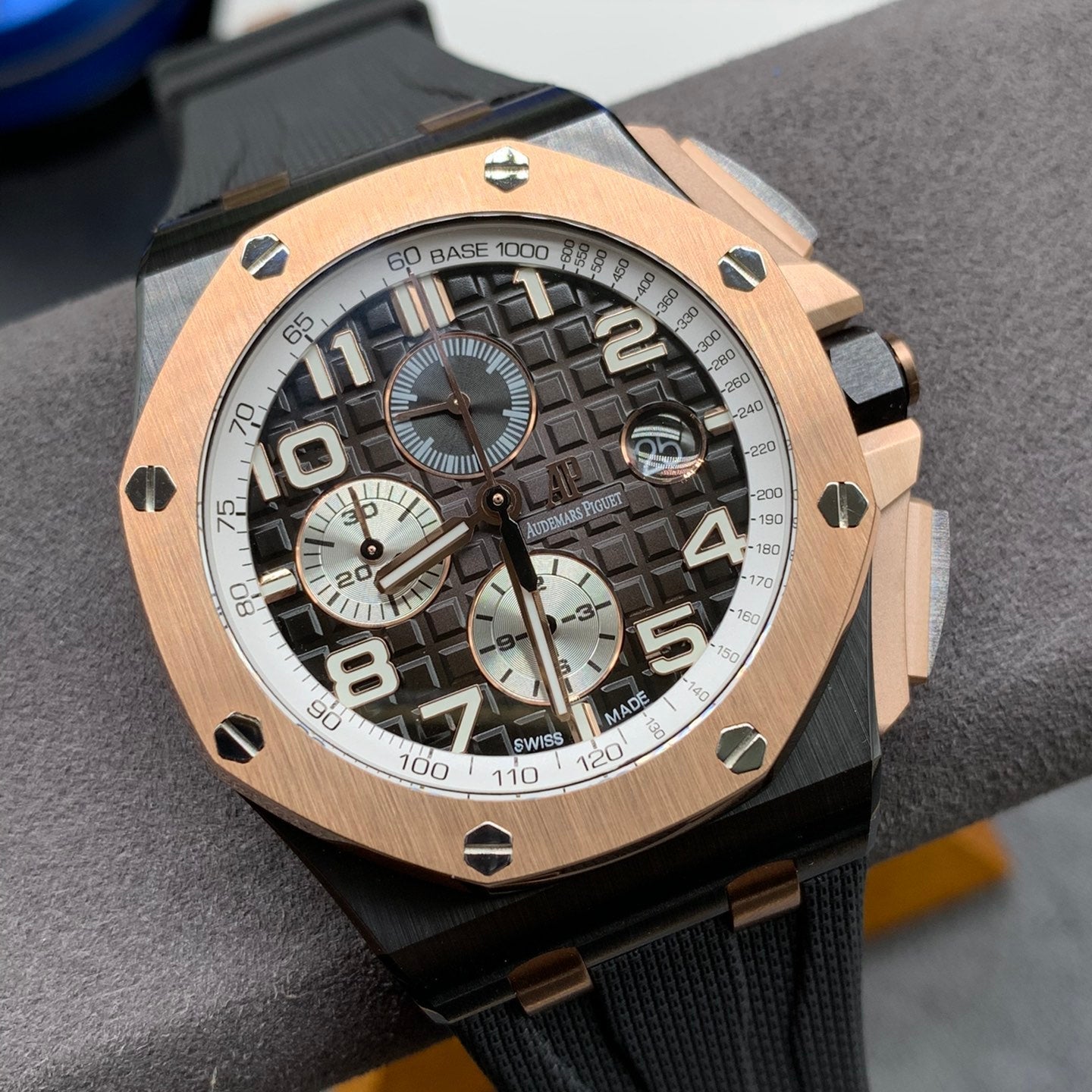 44mm Skeleton Chronograph Automatic Watch