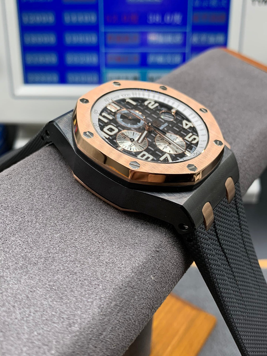 44mm Skeleton Chronograph Automatic Watch