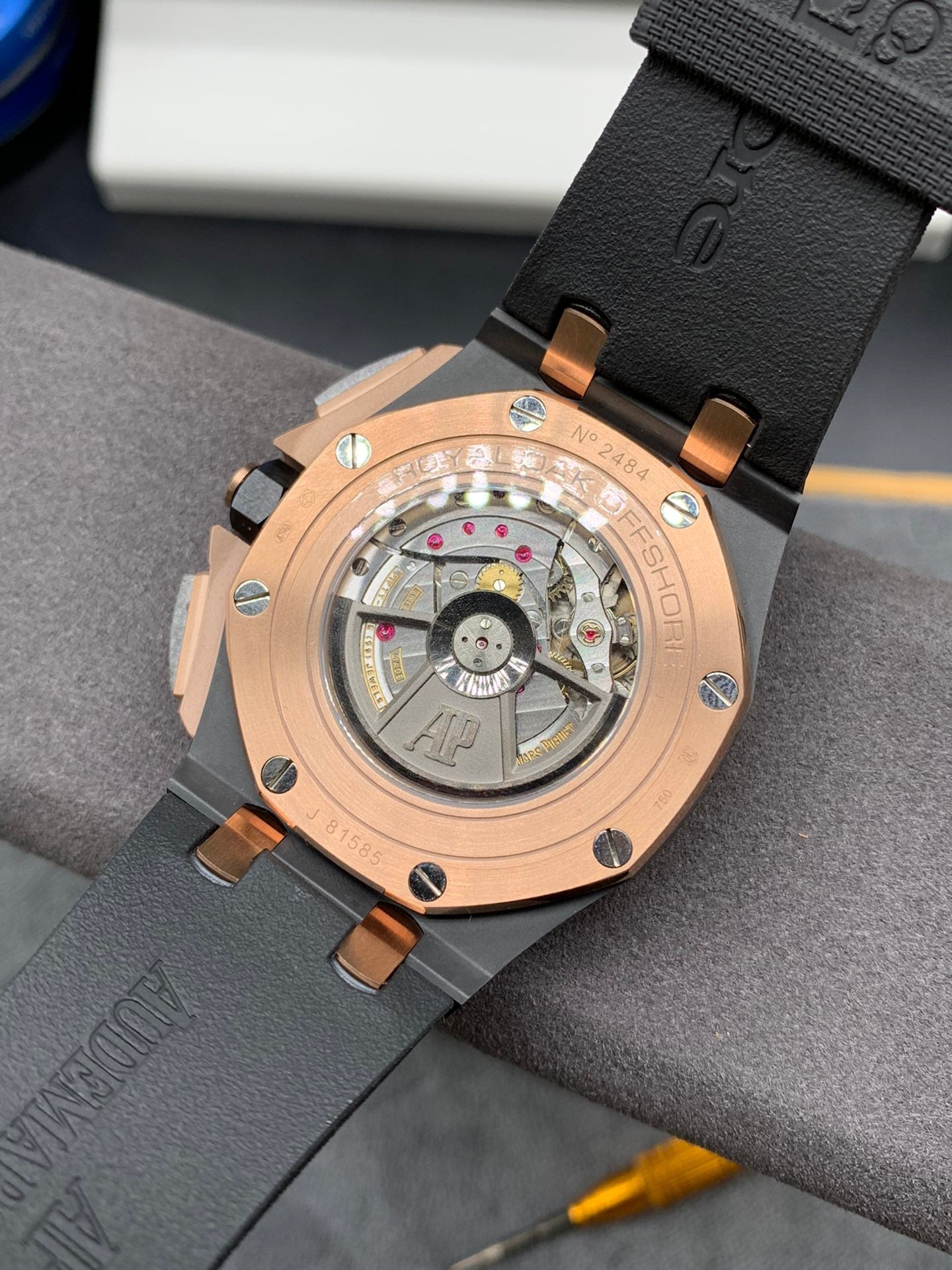 44mm Skeleton Chronograph Automatic Watch