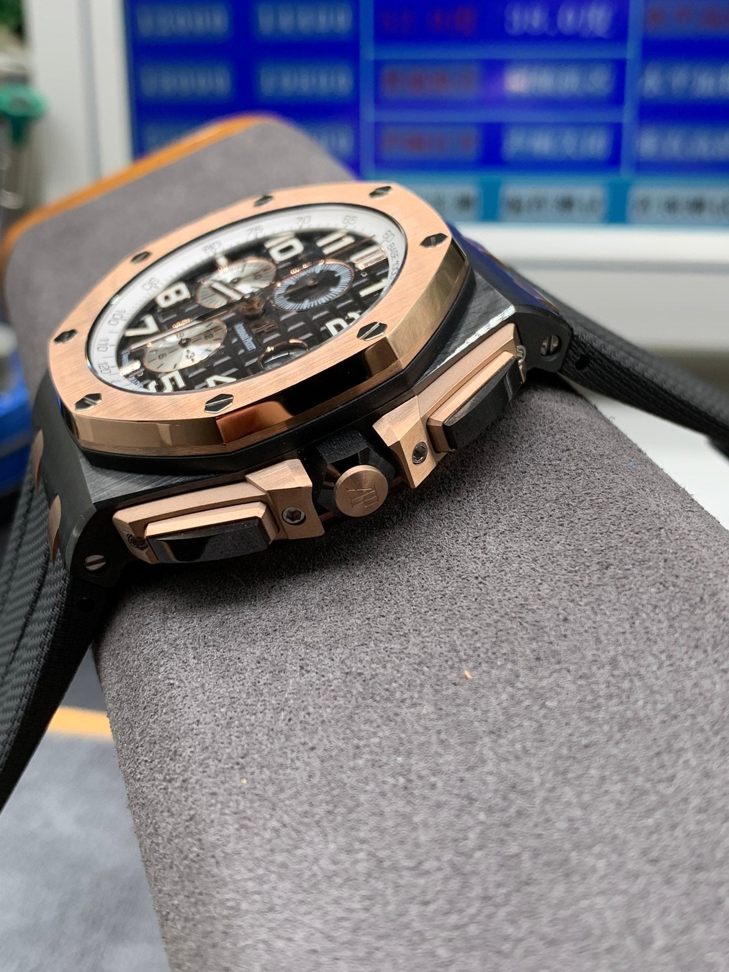 44mm Skeleton Chronograph Automatic Watch