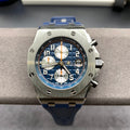 Blauer 44-mm-Chronographen-Sportuhren