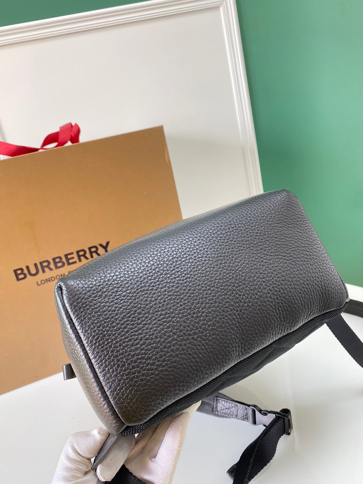 Karierter Retro-Rucksack