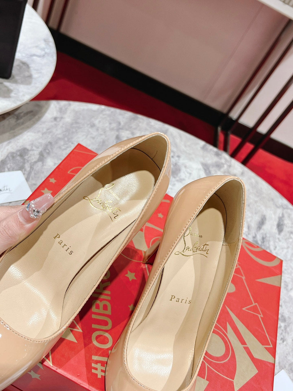 Nude Pointed-Toe Pumps