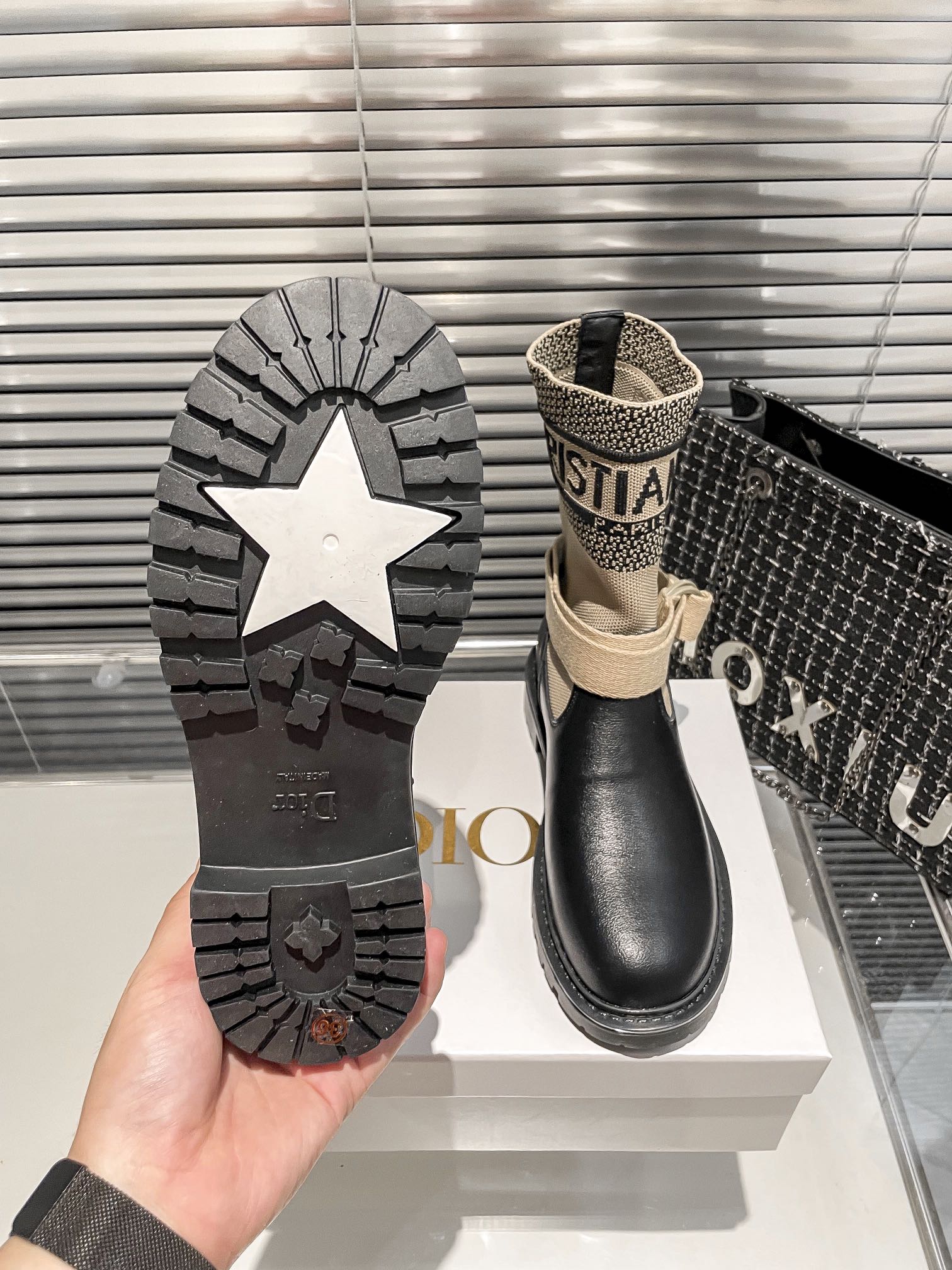 Botas Martin de punto para mujer