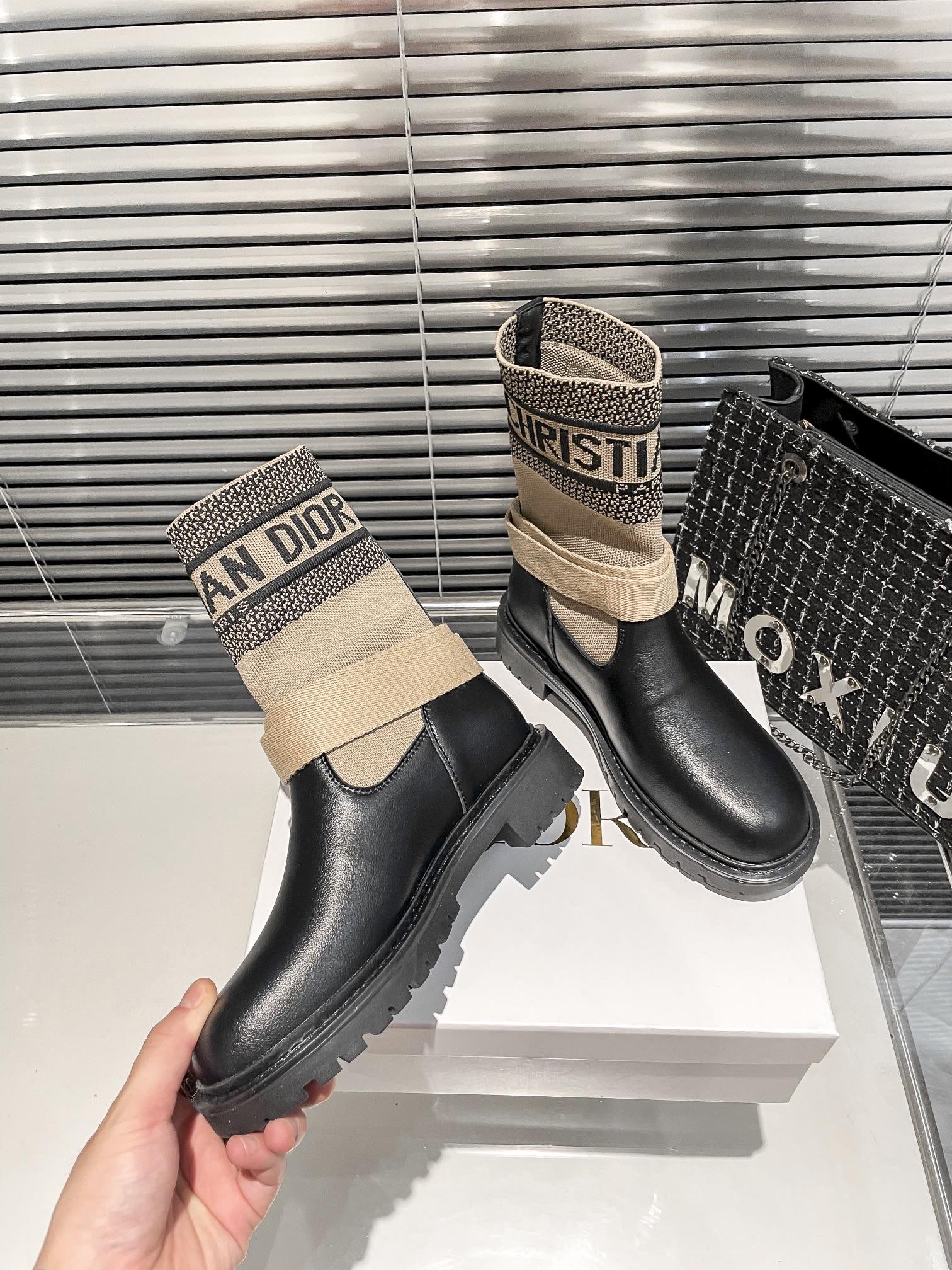 Botas Martin de punto para mujer