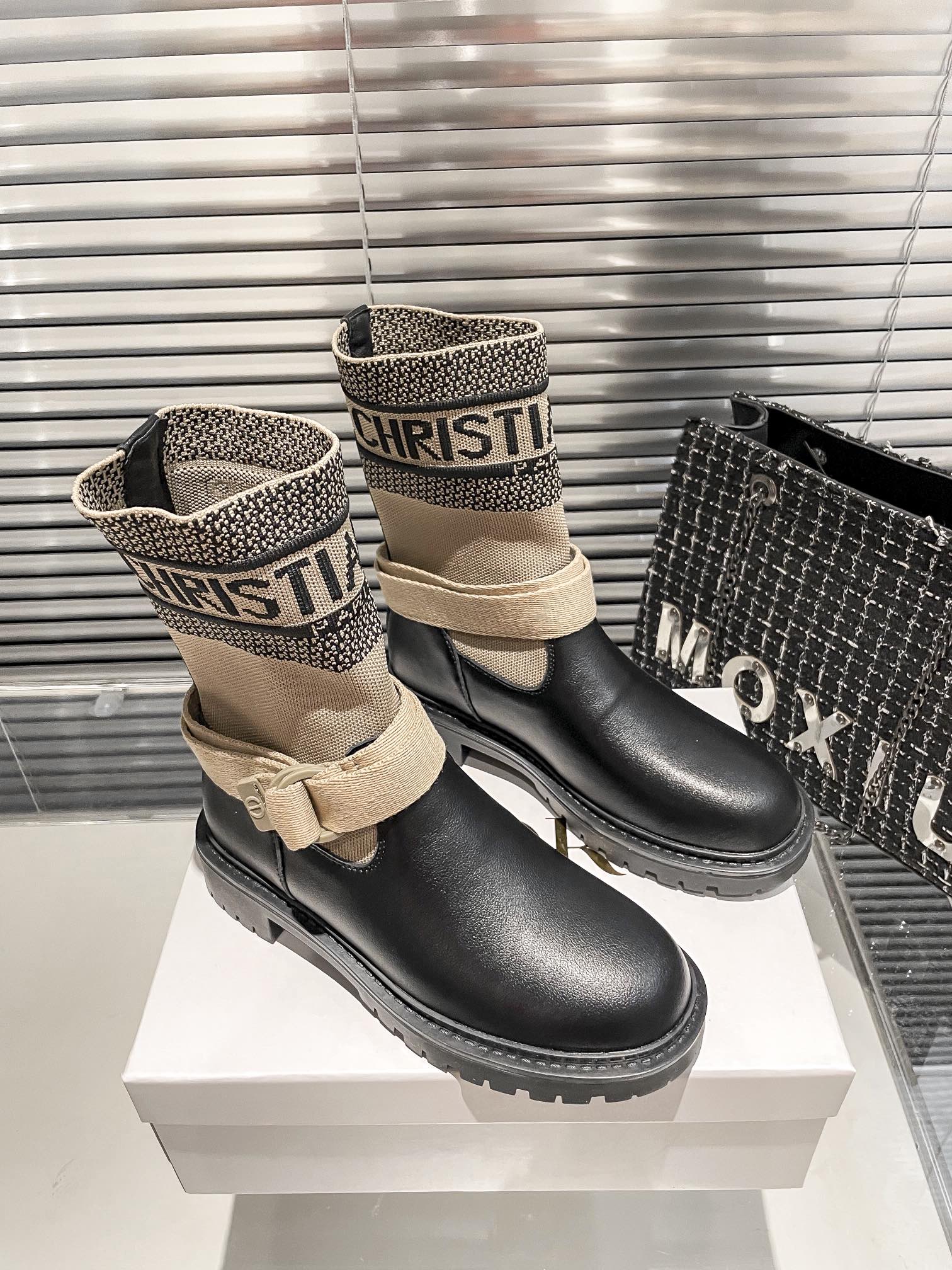 Botas Martin de punto para mujer