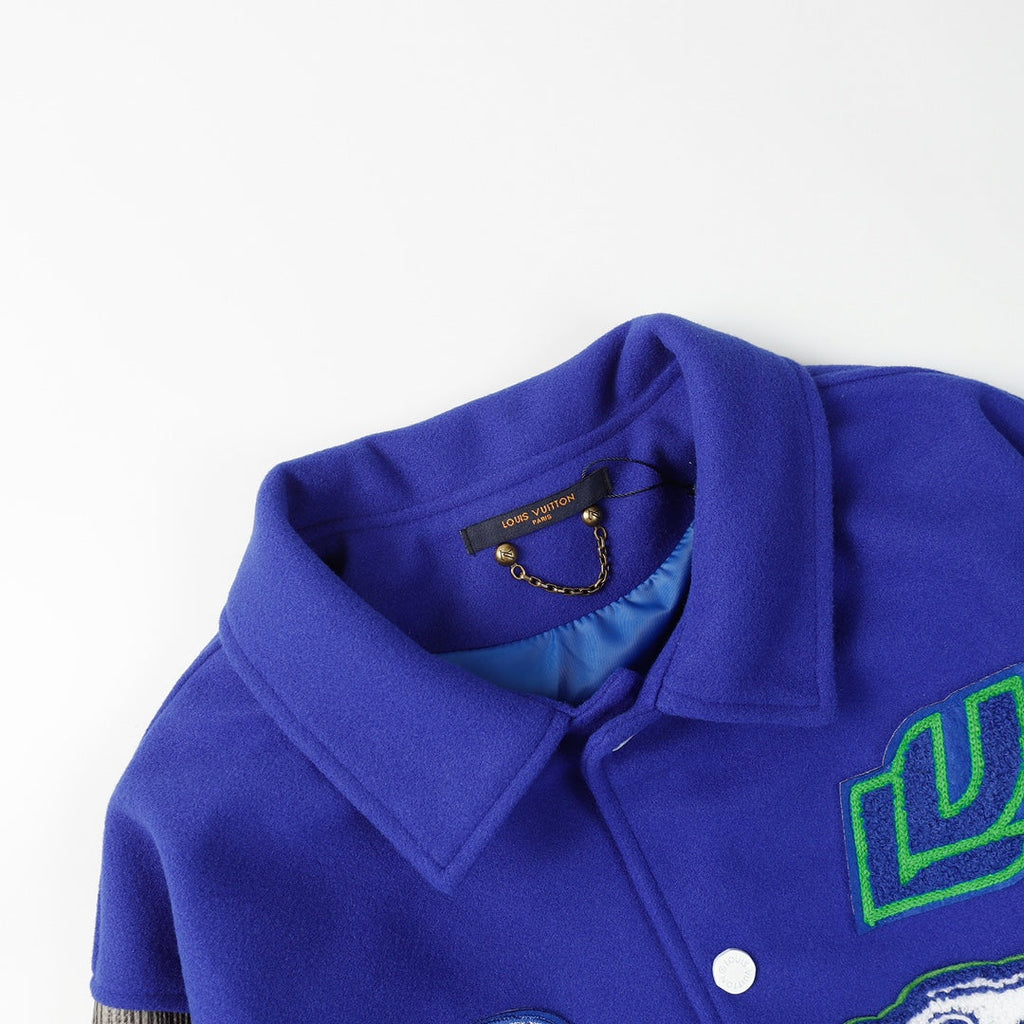 Global Embroidered Baseball Jacket