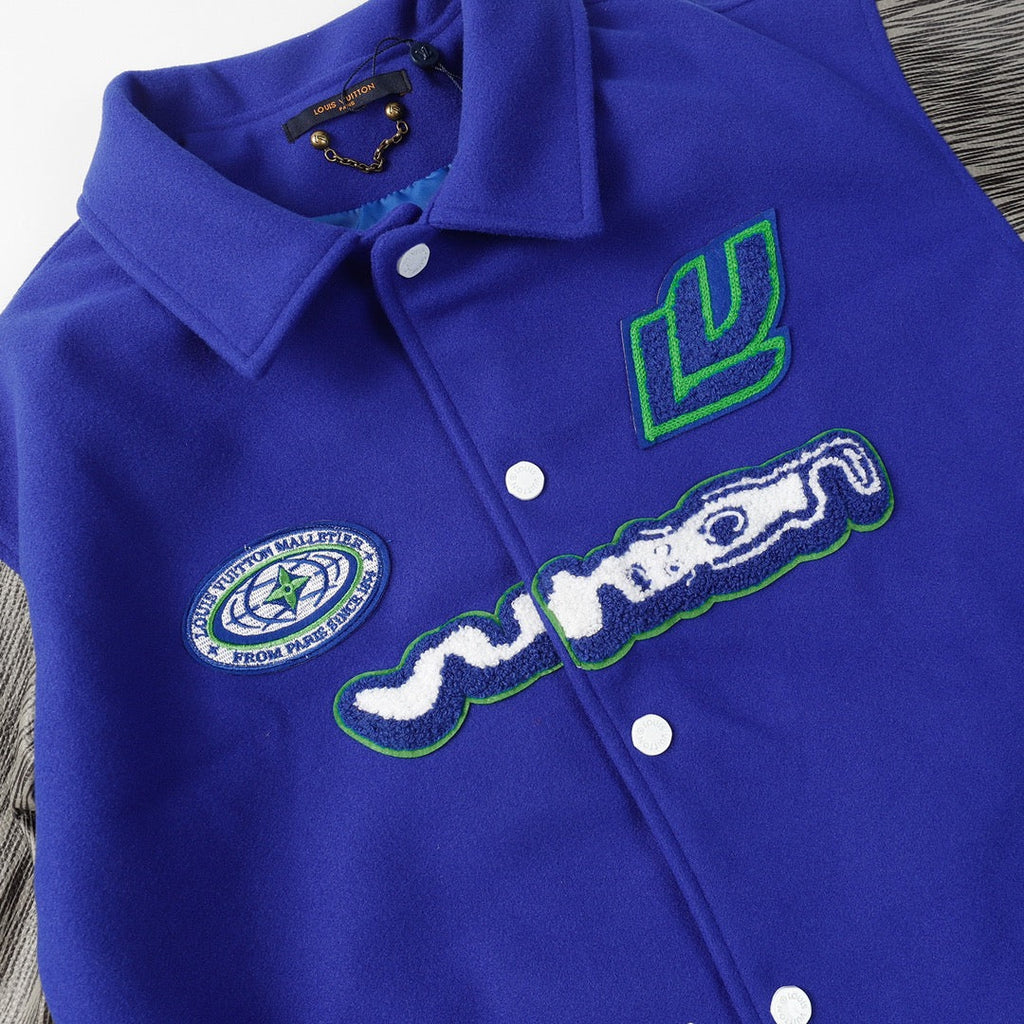 Global Embroidered Baseball Jacket
