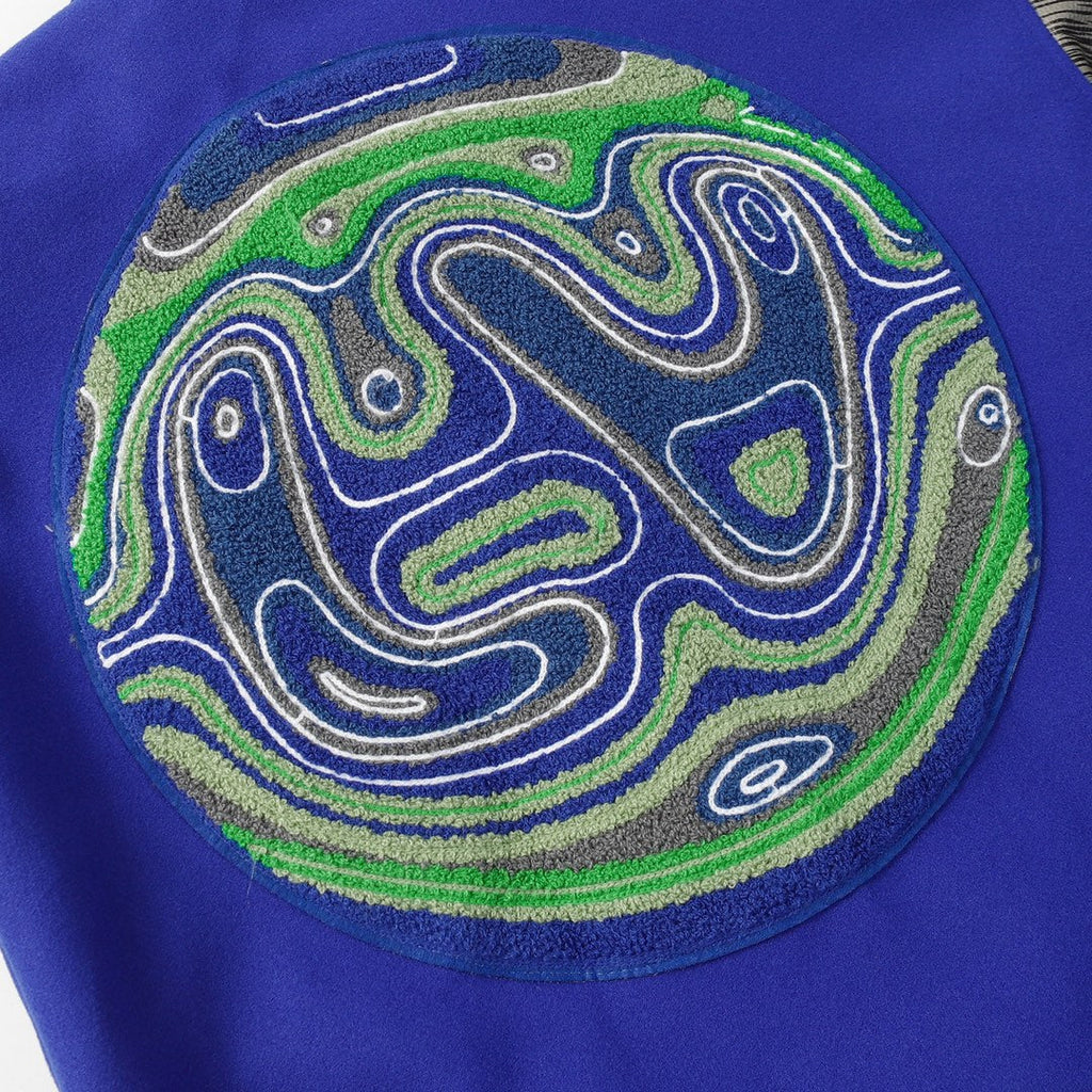 Global Embroidered Baseball Jacket