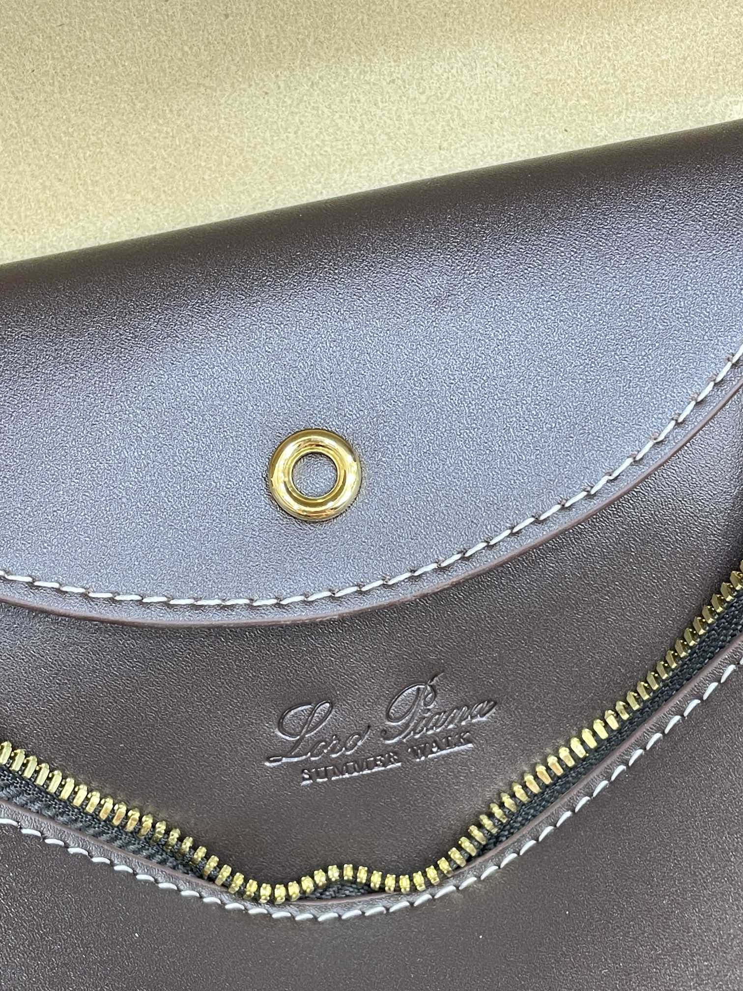 Bolso de cuero Saddle Loro