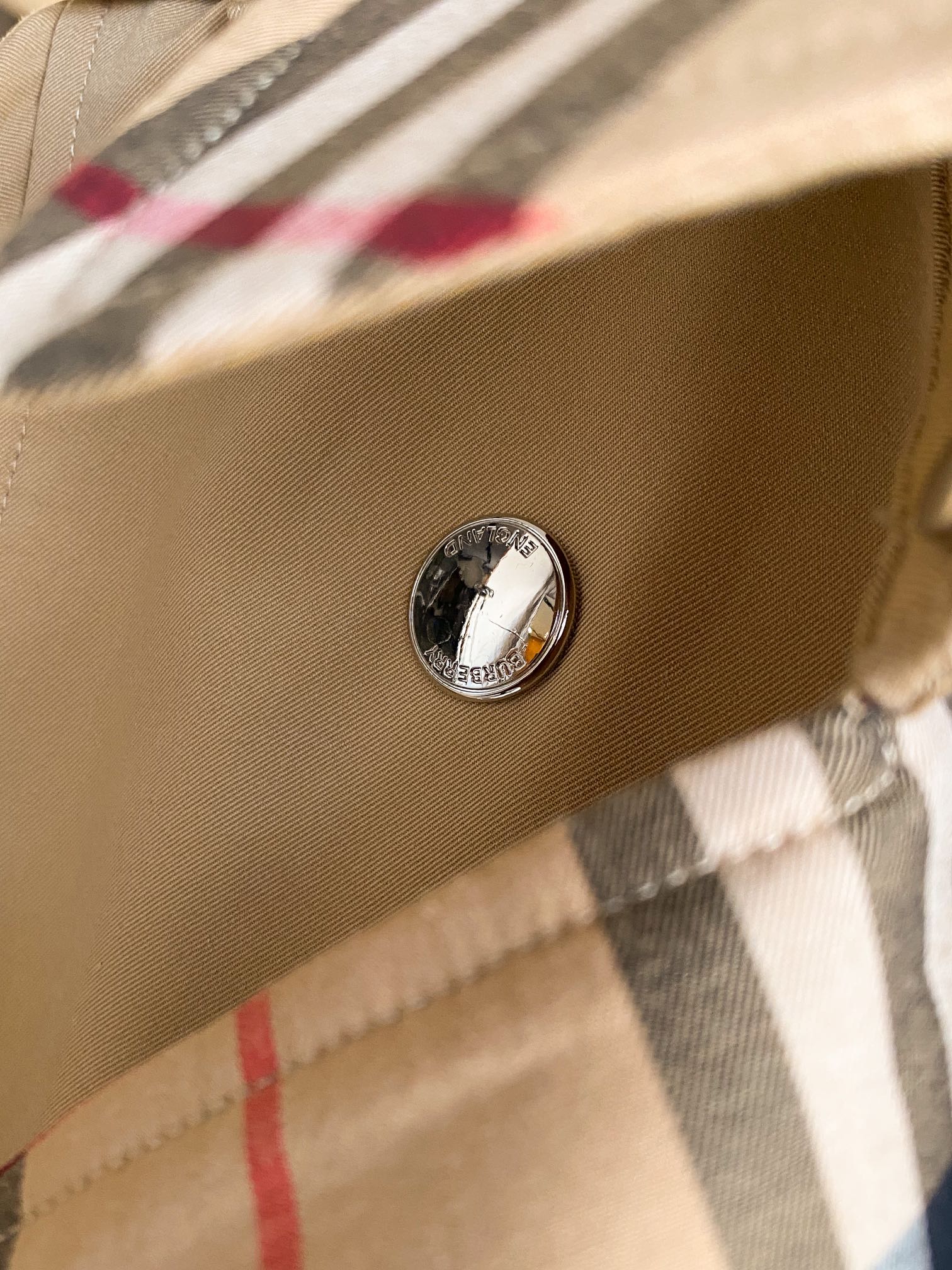 Handmade cotton trench coat