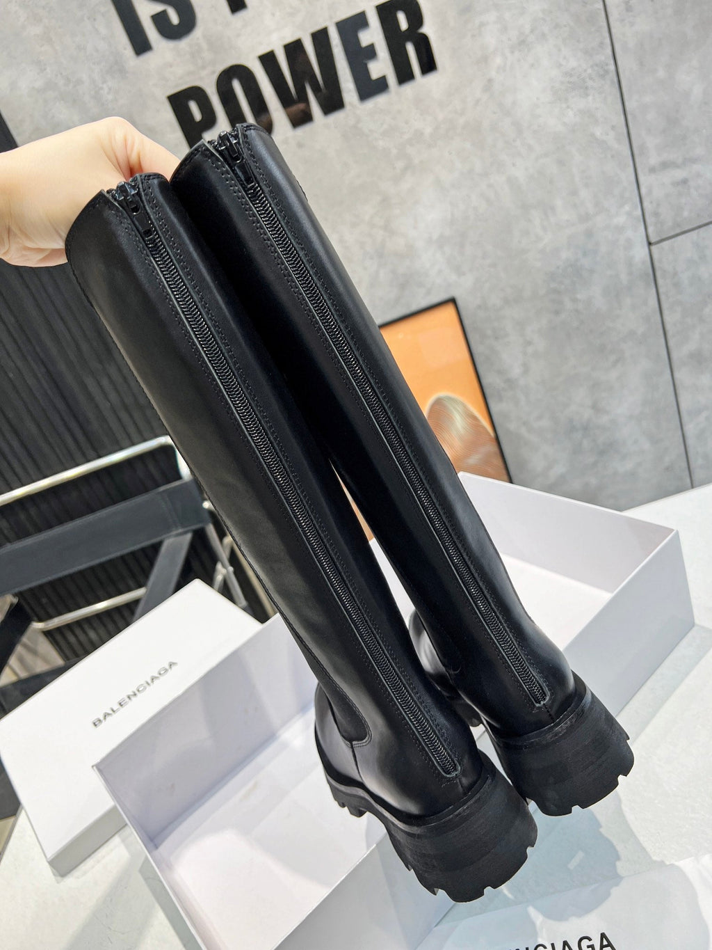 BB-Stiefeletten im Pariser Stil