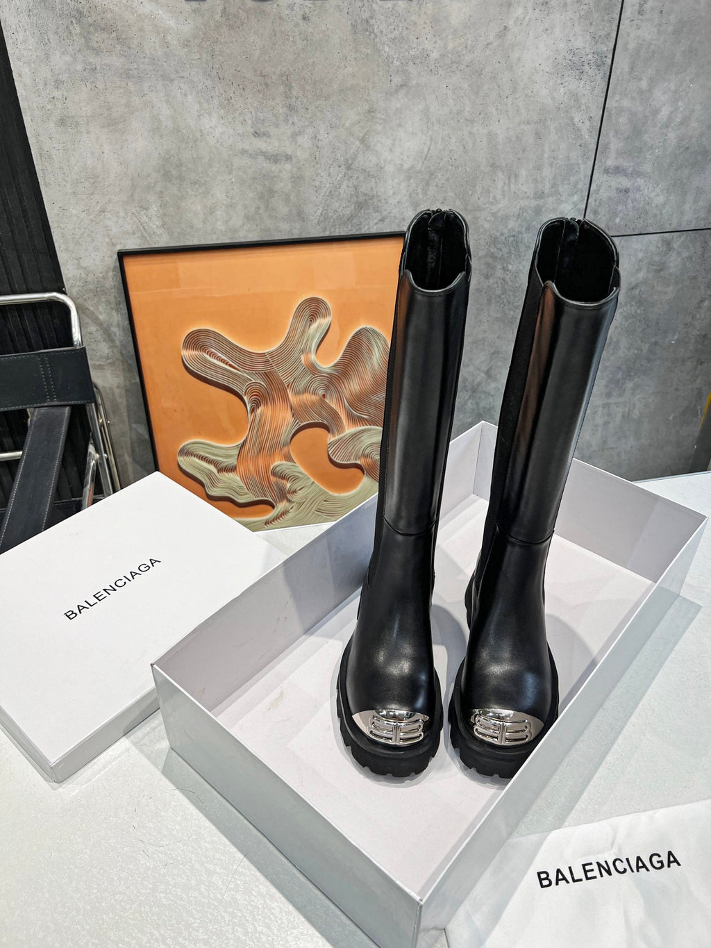 BB-Stiefeletten im Pariser Stil