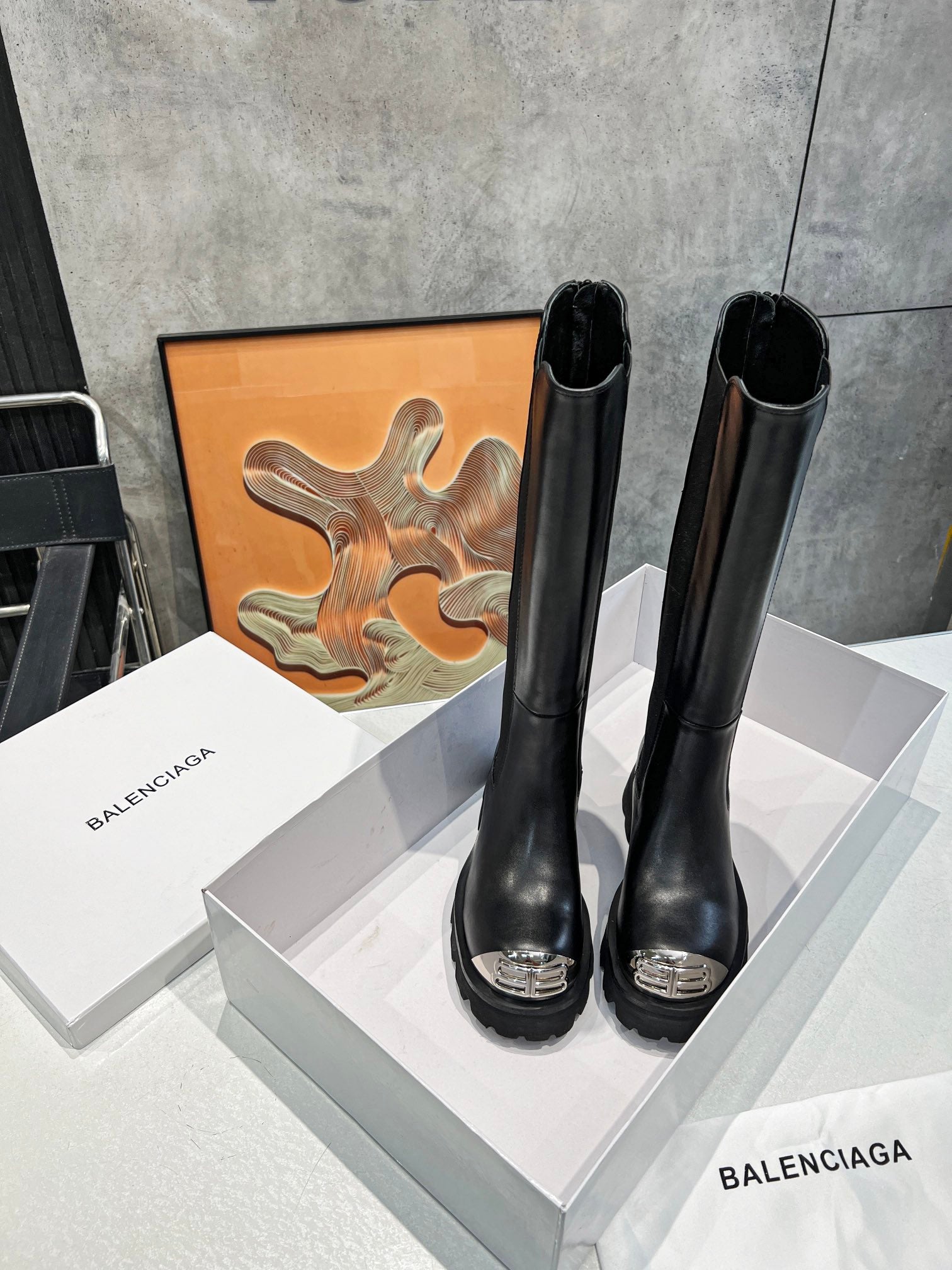 BB-Stiefeletten im Pariser Stil