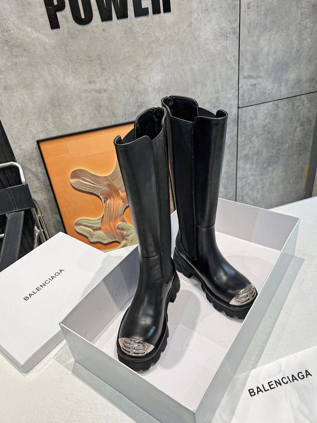 BB-Stiefeletten im Pariser Stil