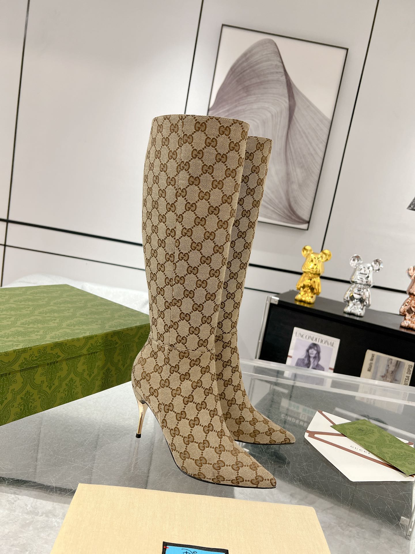 Botines de tacón alto para mujer