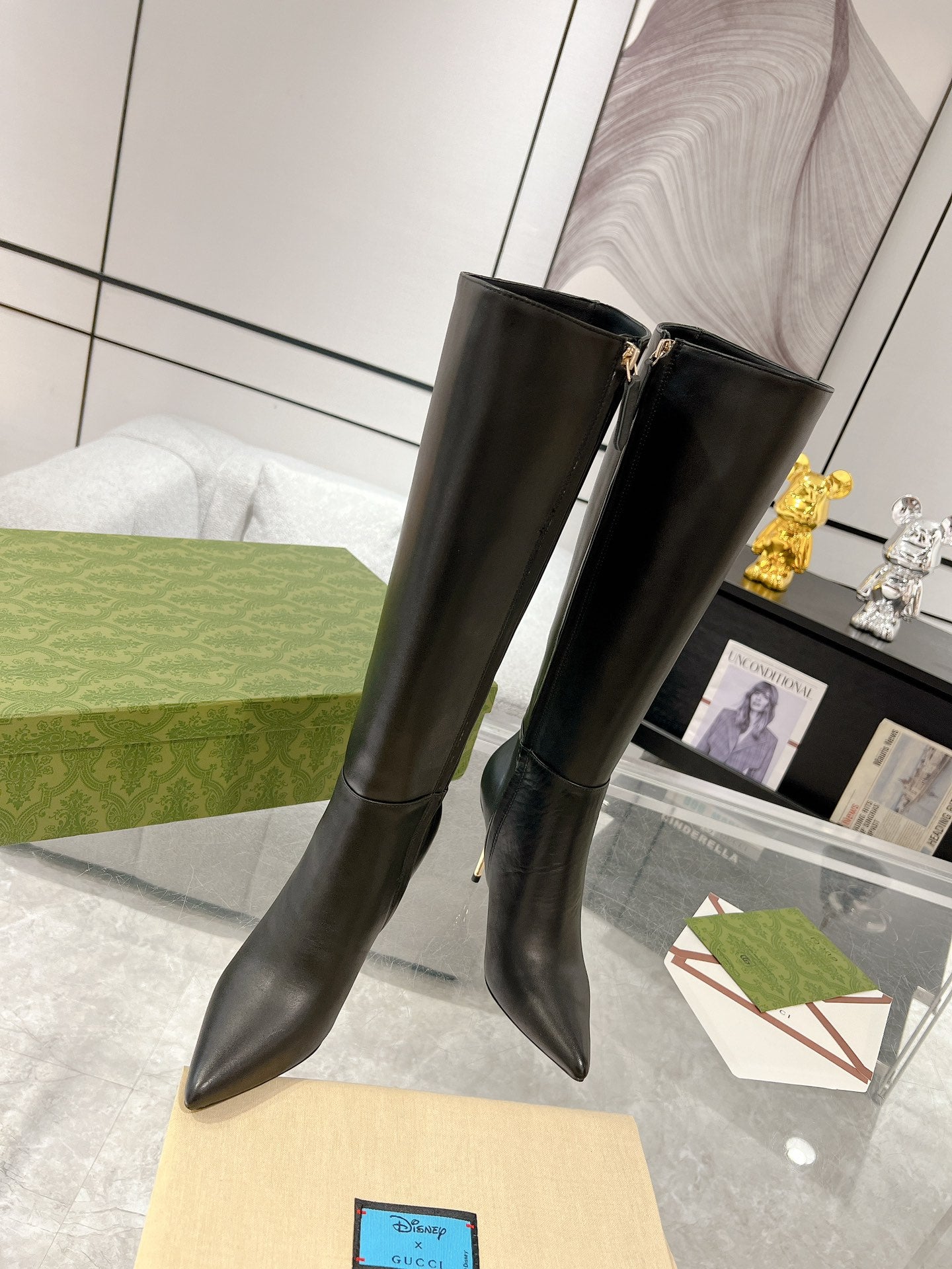 Botines de tacón alto para mujer