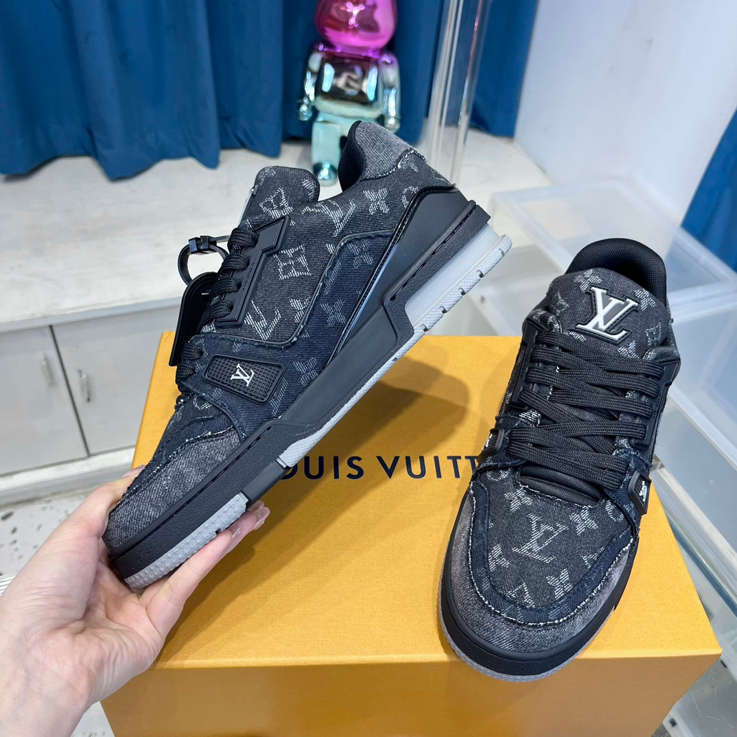 Hochwertige Luxus-Leder-Sneaker