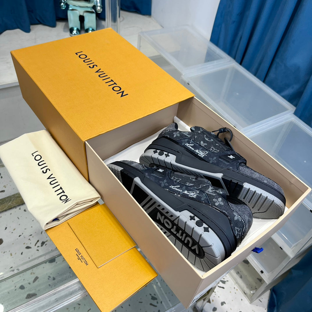 Hochwertige Luxus-Leder-Sneaker
