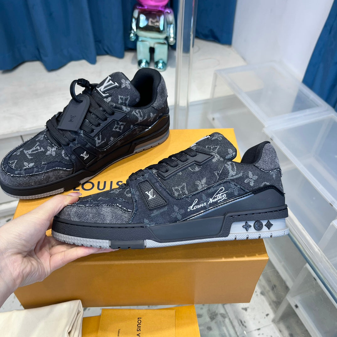 Hochwertige Luxus-Leder-Sneaker